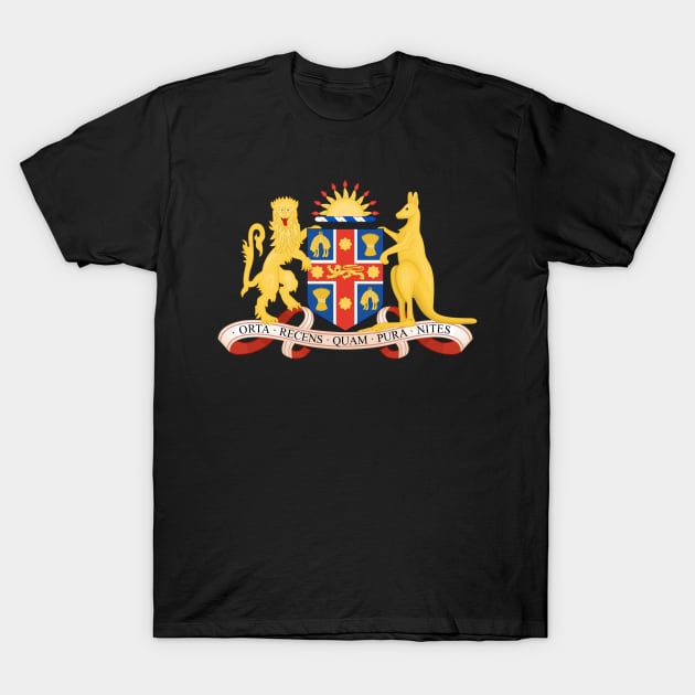 Coat of arms of New South Wales T-Shirt by Wickedcartoons